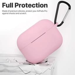 Shieldcase Case - beschermhoes geschikt voor Airpods Pro / 2 Pro silicone case - case geschikt voor Airpods Pro / Pro 2 hoesje - optimale bescherming - lichtroze — thumbnail 2