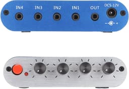 Mini 4-kanaals Stereo Mixer met Volume-aanpassing en 3.5mm Uitgang voor Laptop en Hoofdtelefoon — thumbnail 5