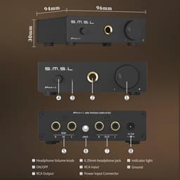 Hoogwaardig MM-telefoonversterker voor zuiver geluid - 46dB SNR, 84dB THD+N — thumbnail 5