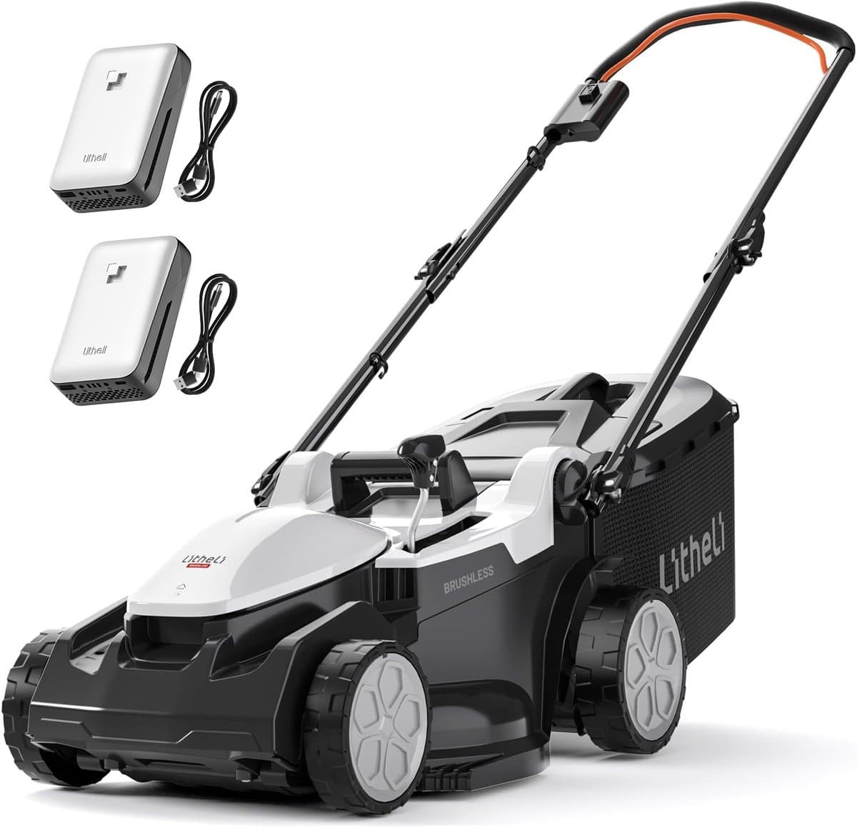 Litheli U20 - Accu Grasmaaier - 37cm Maaibreedte - Tot 300m² - Borstelloze Motor — afbeelding 1