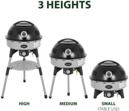 Brunner Devil BBQruiser HT Roundgrid 50 - draagbare gasbarbecue 50mbar — thumbnail 3
