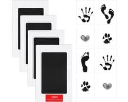 Set van 4 Afdrukken voor Handen en Voeten Baby Cadeau