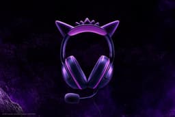 Razer Kraken Kitty V2 - Gaming Headset - Gengar - 7.1 Surround - RGB — thumbnail 4
