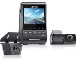 VIOFO A329SW 3CH - 4K 60FPS Dashcam - Inclusief CPL filter, interieur- en waterdichte achtercamera - 2025