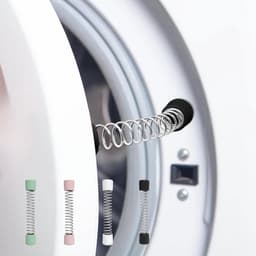 Deurstopper voor wasmachine - Magnetische deurstopper voor wasmachine aan de voorzijde - Houdt de deur van de wasmachine open en droog - Voorkomt geurtjes en schimmel - Flexibel siliconenmateriaal - Geschikt voor de meeste wasmachines - 4 stuks — thumbnail 1