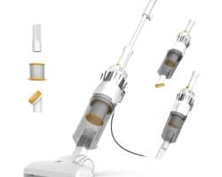 Quvo®Steelstofzuiger met snoer - Steelstofzuiger - Stofzuiger - Wit - ‎46cm x 37cm x 46cm