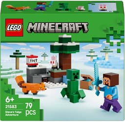 LEGO Minecraft Steve's Taiga-Avontuur Videogame Bouwpakket voor Kinderen - 21583 — thumbnail 1