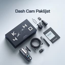 RVV® Dashcam Voor en Achter - Autocamera - Dashcamera - Nachtzicht - Zwart- 8cm x 4cm x5cm — thumbnail 5