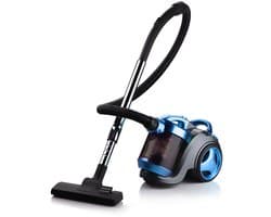 Stofzuiger zonder stofzak - Lichtgewicht- 1200W voor Tapijt en harde vloeren -3,0 Liter - Blauw