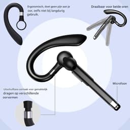 GELLDG Draadloze Headset - Bluetooth-headset met microfoon - Met Microfoon Bluetooth Headset Draadloos - Met Noise Canceling Handsfree Bellen - Bluetooth6.1 — thumbnail 2