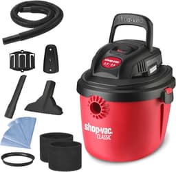 Compacte Nat-en Droog Stofzuiger 7,6 L met Opvouwbare Handgreep en Multifunctionele Accessoires — thumbnail 1