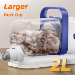Hondenverzorgingsset met huisdierstofzuiger - Geluidsarm en Hoge Capaciteit — thumbnail 5