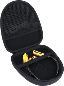 Harde Opberghoes voor Nekband Hoofdtelefoons - Schokbestendig etui Zwart — thumbnail 1