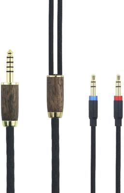 4.4mm Gebalanceerde Hoofdtelefoonkabel 3m (OCC Zilverkleurig Koper) voor Hifiman Sundara, Ananda, Arya, HE-Series — thumbnail 1