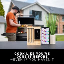 Slimme Wifi Kernthermometer XL met 4 Sensoren - Draadloos voor BBQ, Oven, Grill en Airfryer — thumbnail 2