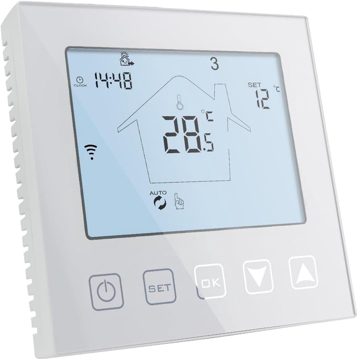 Slimme WiFi Thermostaat voor Water en Vloerverwarming met App en Spraakbesturing — afbeelding 1