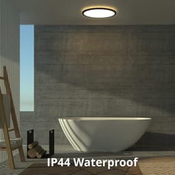 Draaibare LED Plafondlamp met Afstandsbediening, 24W, Dimbaar Wit en Warm Licht — thumbnail 2