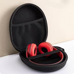 Duurzame Nylon Hoofdtelefoon Tas - Universele Maat - Geschikt voor Sony MDR-XFB950BT - MDRZX310 - COWIN E7 - Bose QC25 - Grado SR80 Black — thumbnail 4