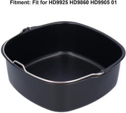 Mould Cake Mould - Air Fryer Accessoires - Cake Pan - Bread Maker Basket - Cake Tart Fryer voor HD9925 HD9860 HD9905 01 (22cm) — thumbnail 3