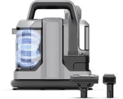 MMM® Tapijtreiniger Machine - Tapijtreiniger Stofzuiger - Tapijtreiniger - Vlekkenreiniger - Bankreiniger - 450W - Grijs- ‎30CM x 16CM x 26 CM