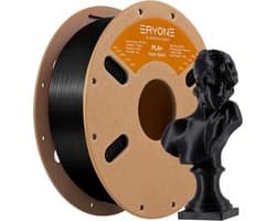 Hoogwaardig PLA+ Filament 1.75mm voor 3D Printers, Zwart, 1KG Spoel