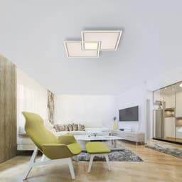 Grote Dimbare LED Plafondlamp met Afstandsbediening - Wit - Verstelbare Kleurtemperatuur (2700K-5000K) — thumbnail 1