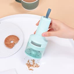 Mini bureaustofzuiger - autostofzuiger - mini draadloze stofzuiger - kleine handstofzuiger - uitgerust met een oplaadbare lithiumbatterij van 1200 mAh - draadloze stofzuiger - geschikt voor scholen, kantoren, auto's, toetsenborden en kleine ruimtes. — thumbnail 4