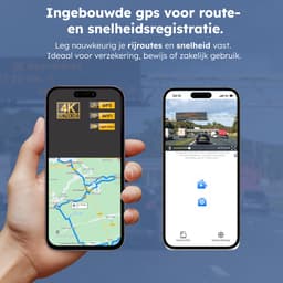 Dashcam - Incl. GPS functie - Voor en achter camera - met 64GB SD - 4K Full HD - Dashcam voor Auto - Zwart - Faas — thumbnail 5