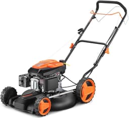 Benzine grasmaaier 51 cm zelfaandrijving 196 cc motor professioneel — thumbnail 2