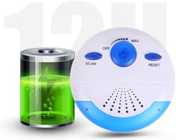 Doucheradio - FM radio - Noodradio - Badkamerradio - Radio op Batterijen - IPX7 waterdichte hangende doucheradio - Kleine Draagbare Radio - Batterij Radio - Radio op Batterijen voor Rampen - Voor badkamer keuken, buiten - 10*10*4CM — thumbnail 1