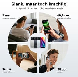DOOGEE Note 56 - Smartphone - Smartphones - 24G RAM + 64G ROM (2TB/TF) - Android 16- 6150mAh - 6,56 inch + 90Hz - 4G Dual SIM - Face ID - GPS - 3,5mm Koptelefoonaansluiting - Zwart — thumbnail 5