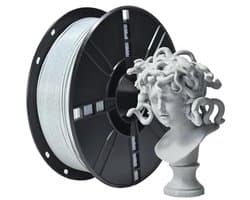 Marmer PLA+ Filament 1.75mm voor 3D-printer - 1kg Marble Grey