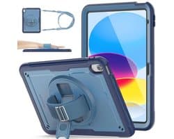 Lichtgewicht Beschermhoes voor iPad 10/11 inch met Schermbeschermer en 360 Graden Stand