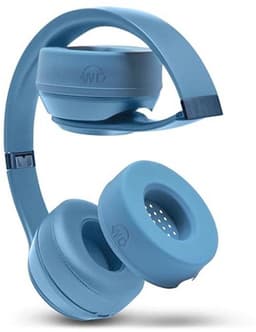 Zweetbestendige Hoofphone Covers voor Beats Solo - Comfortabel, Wasbaar en Gepatenteerd - Blue Slate — thumbnail 5