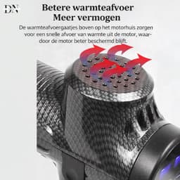 Deniva - Massagegun - Professioneel – Massage Apparaat – Krachtige Spiermassage - 30 Standen – 6 Opzetstukken – Koffer - Zwart — thumbnail 3