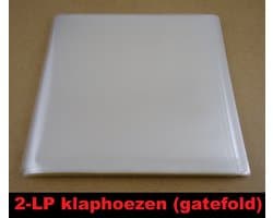 50 Stuks 2-LP hoezen voor gatefold klaphoezen, glashelder dikte 90 micron (GOEDE KWALITEIT, 0.09mm dik) - hoezen lp's, outer sleeves, buitenhoezen, platenhoezen, beschermhoes, transparant, crystal clear, buitenhoes, lps vinyl platen, 12", 12 inch