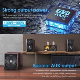Mini Tube Amplifier met Bluetooth 5.0 en VU-meter — thumbnail 3