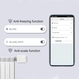 Slimme Radiatorthermostaatset met Zigbee Gateway en WiFi - Programmeerbare Thermostaten voor Slimme Verwarming — thumbnail 3