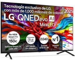 LG 75QNED92A6A - 75 inch - 4K QNED Evo MiniLED - 2025