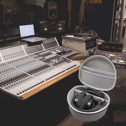 Professionele Over-Ear Hoofdtelefoon Harde Hoes met Fluwelen Binnenkant - Bescherming tegen Schade - Geschikt voor Veelzijdige Hoofdtelefoonmodellen — thumbnail 2