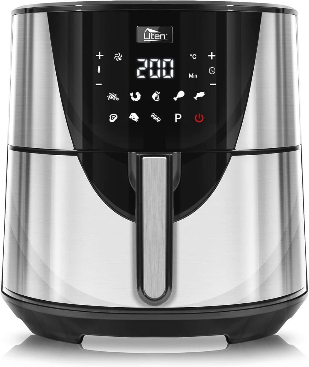 XXL Heteluchtfriteuse 7,5l met Digitale Touchscreen en 10 Menu's voor Gezond Koken — afbeelding 1