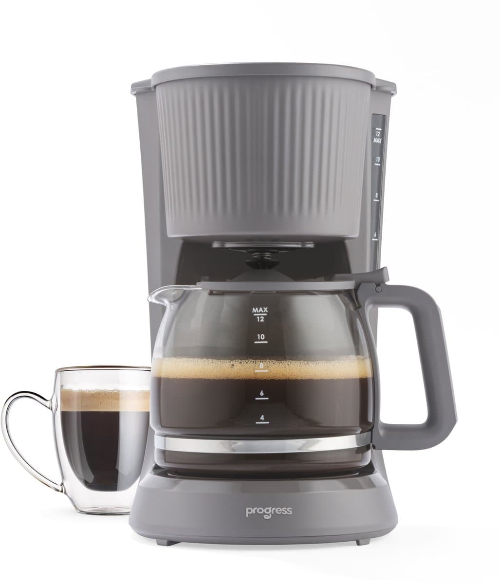 Progress Mellow Filter Koffiezetapparaat - 1,5L - 750W - Grijs — afbeelding 1