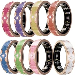 WizBay Premium Select® Bohemian Smart Ring - Mars Green - Hartslag, Slaap en Zuurstofmeting - Activiteitstracker - Maat 7 — thumbnail 7