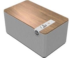 Draagbare Bluetooth Luidspreker met Hifi Geluid in Walnoot