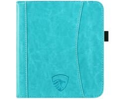 Hoesje Geschikt voor Kobo Libra 2 Hoes ZONDER SLAAP FUNCTIE Beschermhoes Cover Turquoise - ereader hoesje - cover