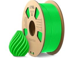 3D Printer Filament 1.75mm PETG Keurig Gewikkeld - Maatnauwkeurigheid +/- 0.02mm - 1.1 kg Spoel - Groen