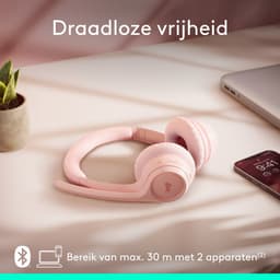 Logitech Zone 300 - Draadloze Headset - Bluetooth - Rose — thumbnail 5