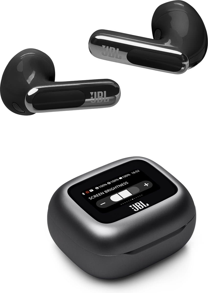 JBL LIVE FLEX 3 In-ear Draadloze oordopjes met Ruisonderdrukking Zwart — afbeelding 1