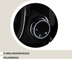 White-Label® Luxe Deegmachine met Spatbescherming - Deegmachine voor Zwaar Deeg - Met Deeghaak en Garde - Kneedmachine - Keukenmachine - Deegmixer met 7 Standen - Zilver — thumbnail 5