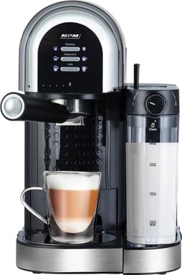 MPM - Espressomachine / Koffiemachine met Ingebouwde Melkopschuimer - 6 soorten Koffie - Pistonmachine / Koffiemachine 15 Bar / 1470W — thumbnail 2